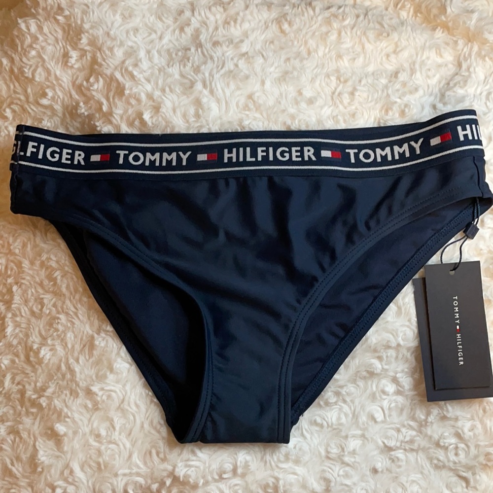 Navy Tommy Hilfiger Bikini Bottoms